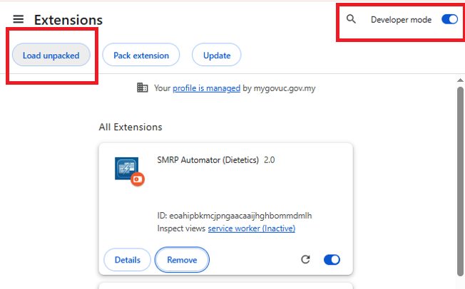 Installation Screenshot